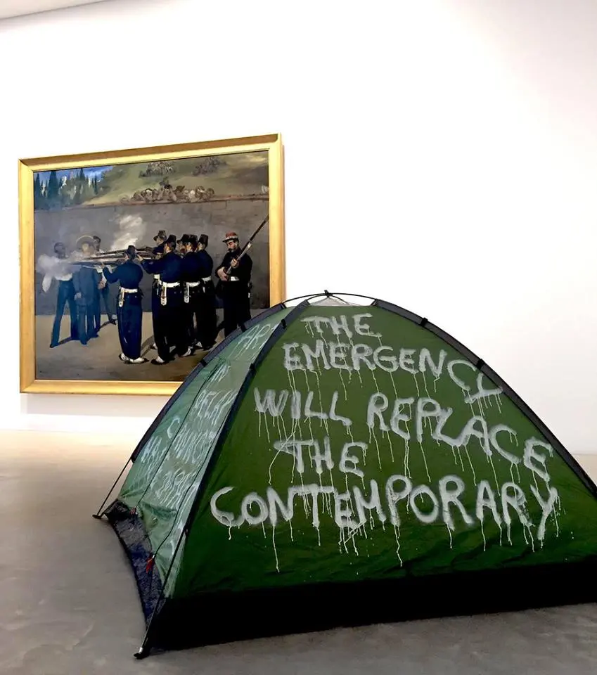 Thierry Geoffroy / COLONEL, tent artwork, Kunsthalle Mannheim collection