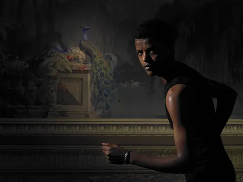 Danica Dakić, The ROBEL, 2008, C-print on aluminium from photo series related to video installation El Dorado. © VG BildKunst Bonn