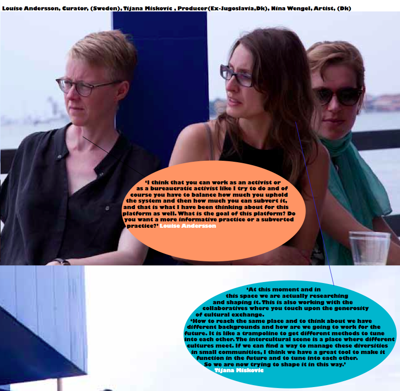 Round table discussion, Osloo Danish Pavilion, Venice Biennale 2011