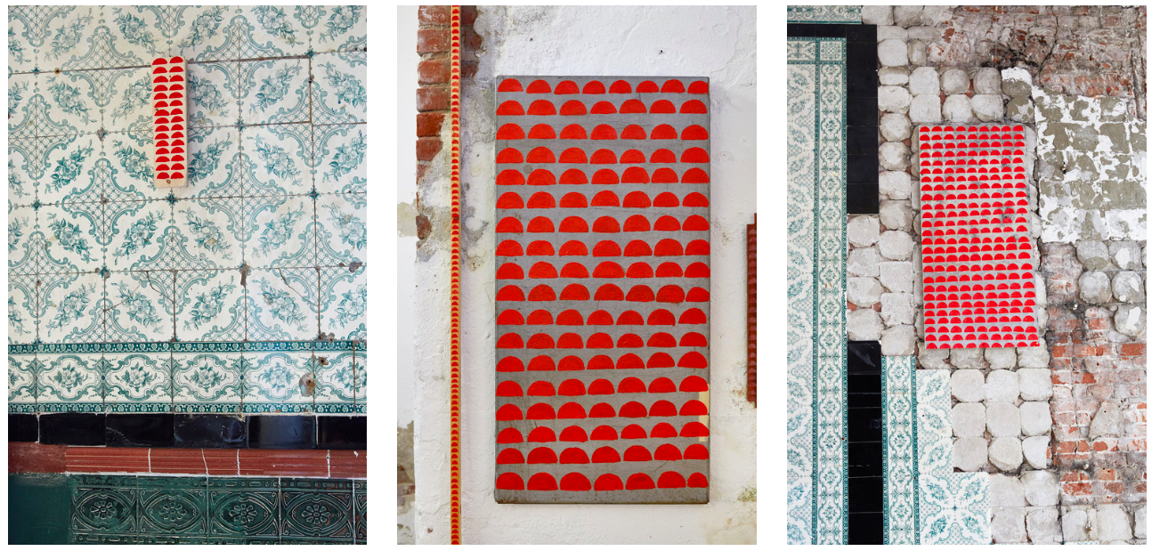 Nina Wengel, Oh, what a beautiful eternity, ongoing mixed media series. Photo: stephiwald.com.