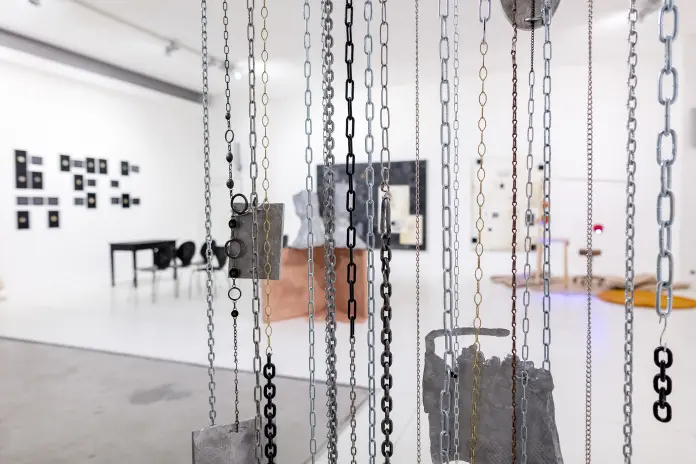 All at Once, exhibition view, Galerie Bridget Stern im Künstlerhaus FAKTOR, Hamburg, 2017. Photo: Daniel Fortmann.